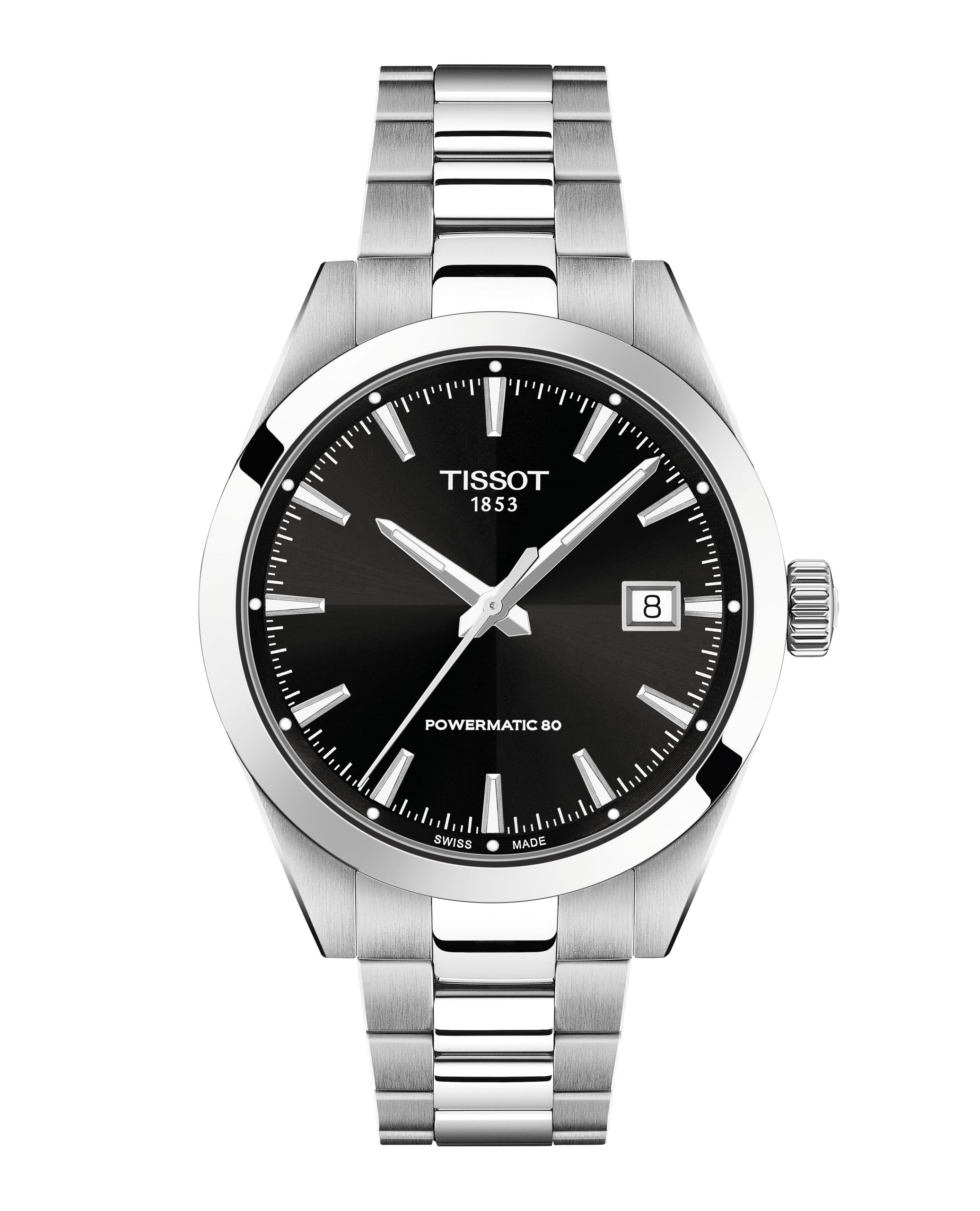 Tissot Gentleman 38mm Powermatic 80 Steel Watch