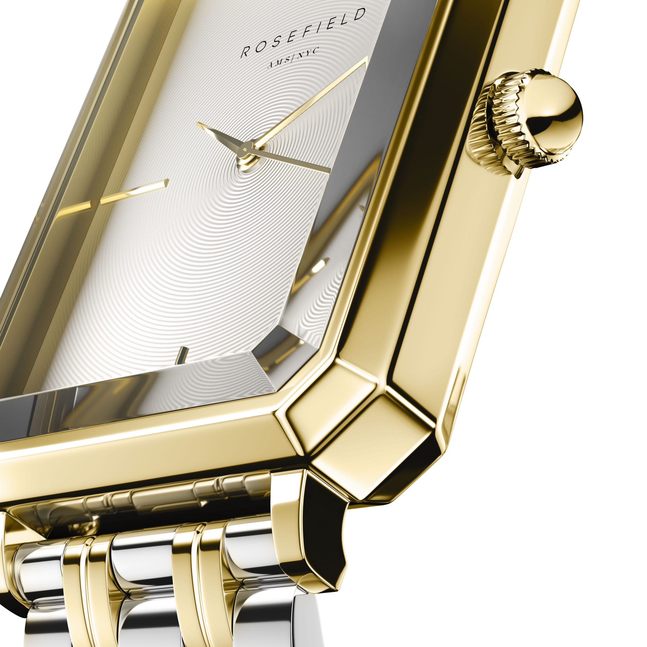 Rosefield Octagon Two Tone Watch - Image 4