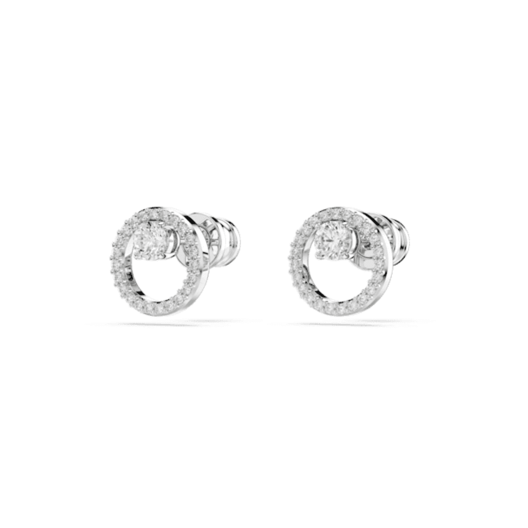 Swarovski Constella Circle Stud Earrings - Image 2