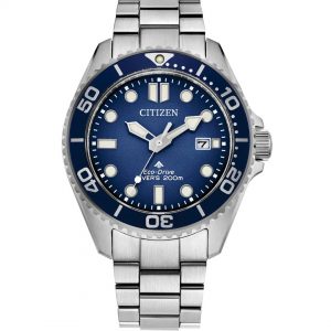Citizen Gents Promaster Diver 200m Stainless Steel Bracelet Blue Dial Watch