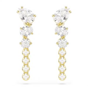 Swarovski Mesmera Gold Plated Drop Earrings