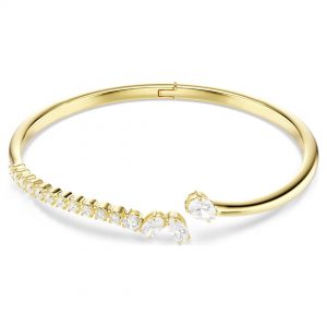 Swarovski Mesmera Gold Plated Bangle With Crystal