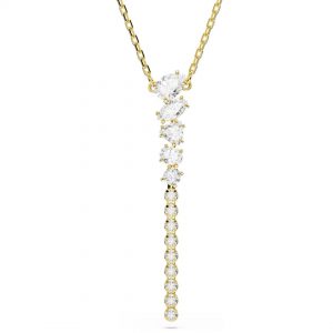 Swarovski Gold Plated Mesmera Y Necklace