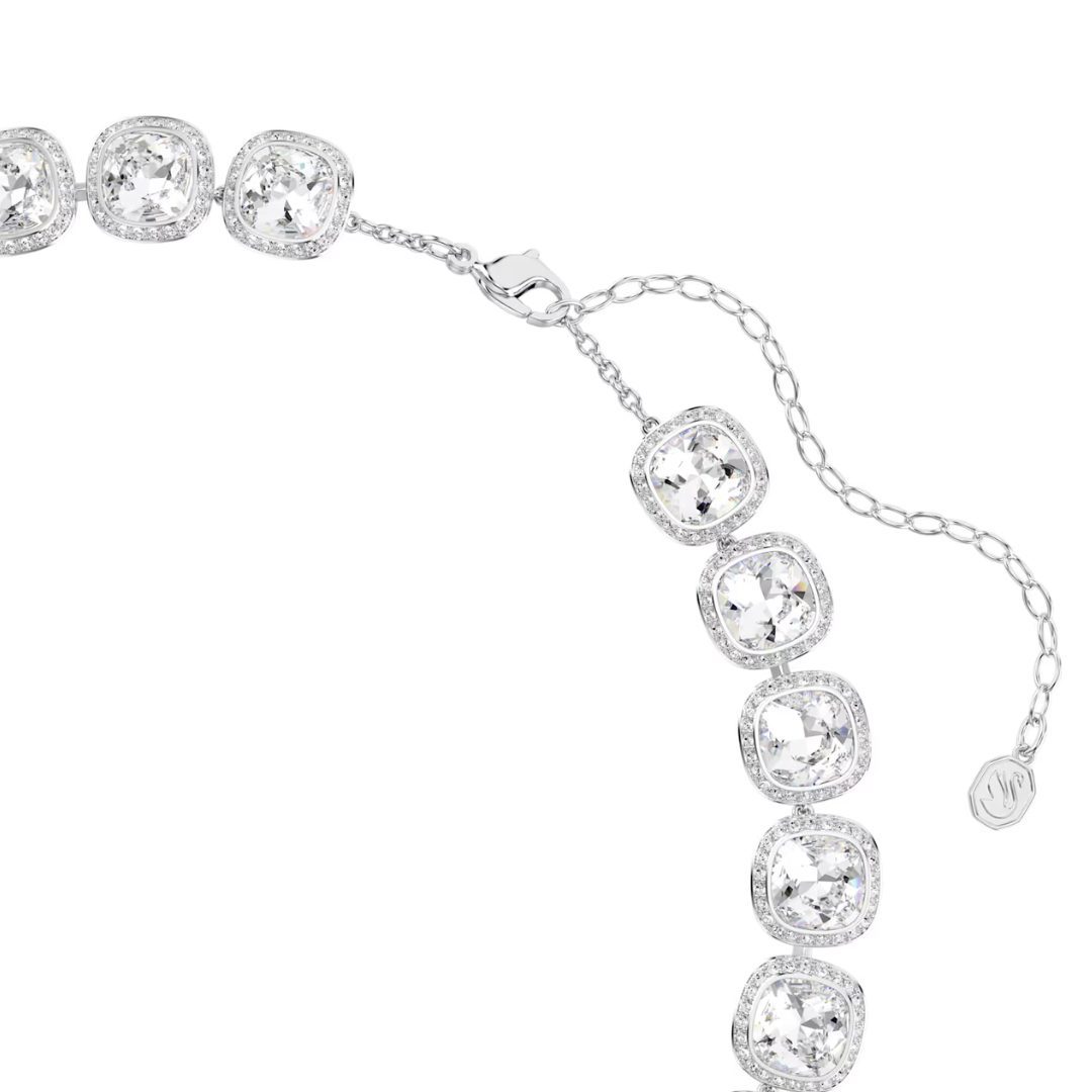 Swarovski Rhodium Plated Una Angelic Necklace - Image 3