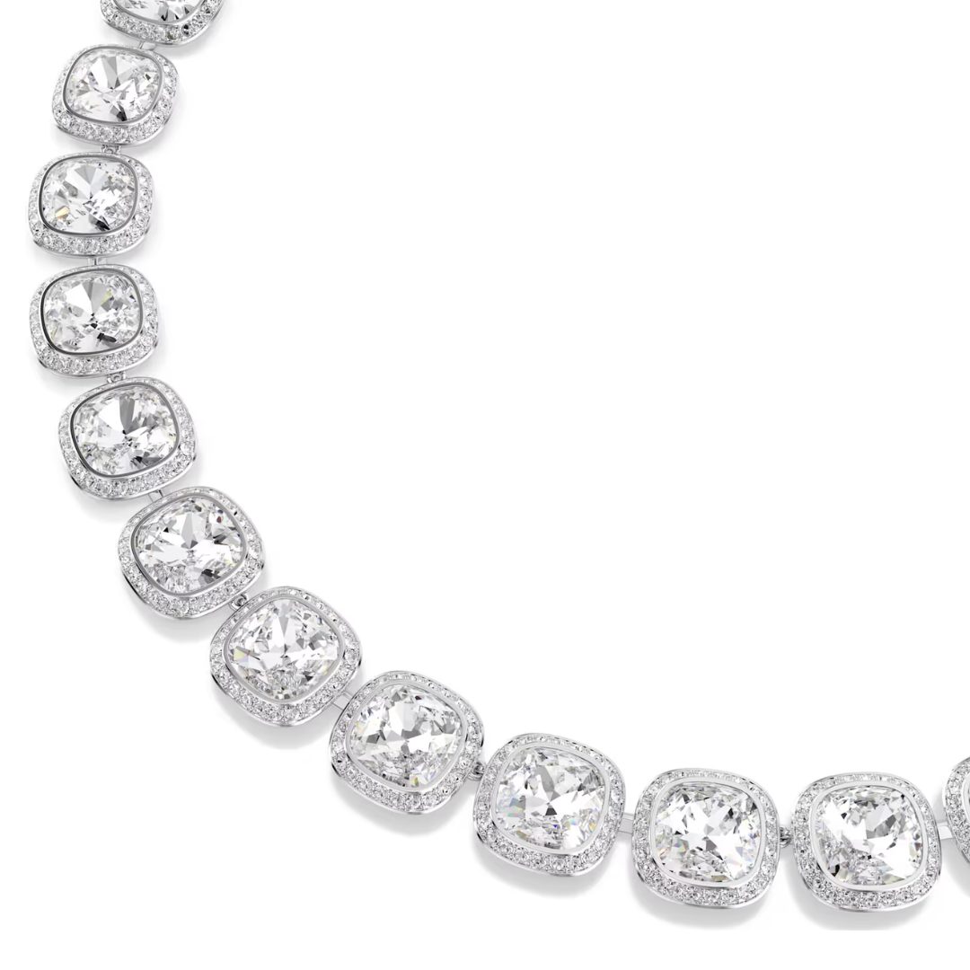 Swarovski Rhodium Plated Una Angelic Necklace - Image 4
