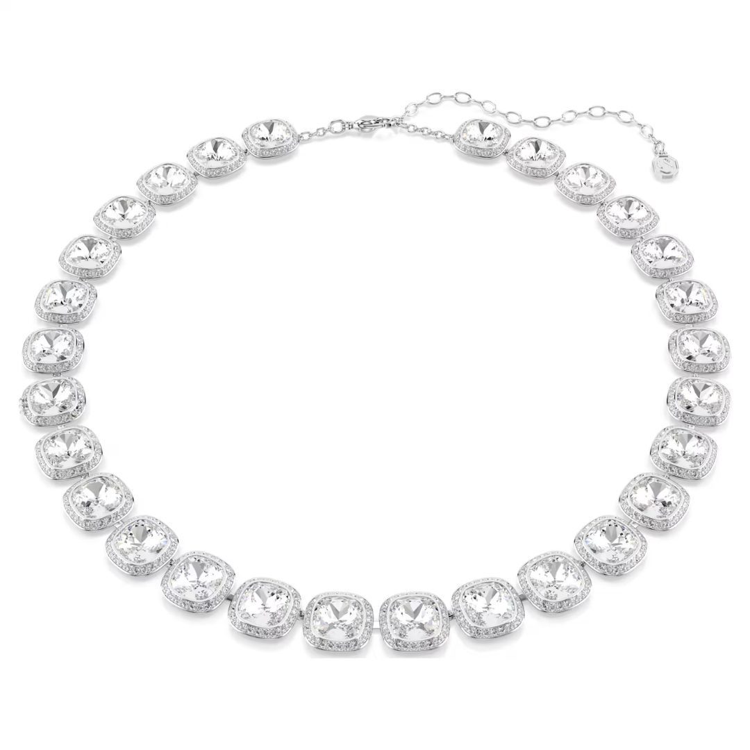 Swarovski Rhodium Plated Una Angelic Necklace