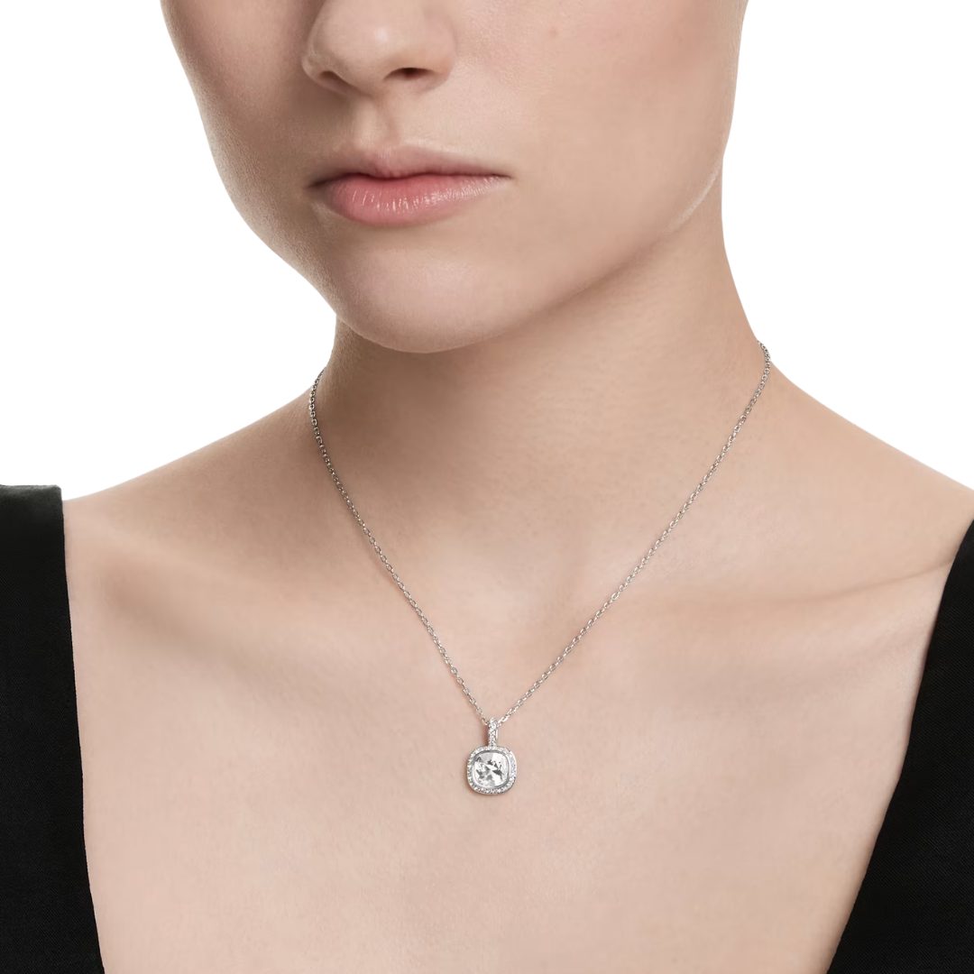 Swarovski Rhodium Plated Crystal Pendant - Image 5