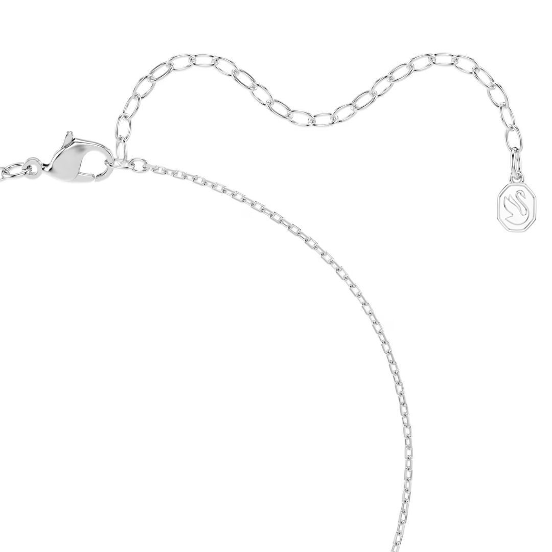 Swarovski Millenia Cut Blue Crystal Rhodium Plated Pendant - Image 4