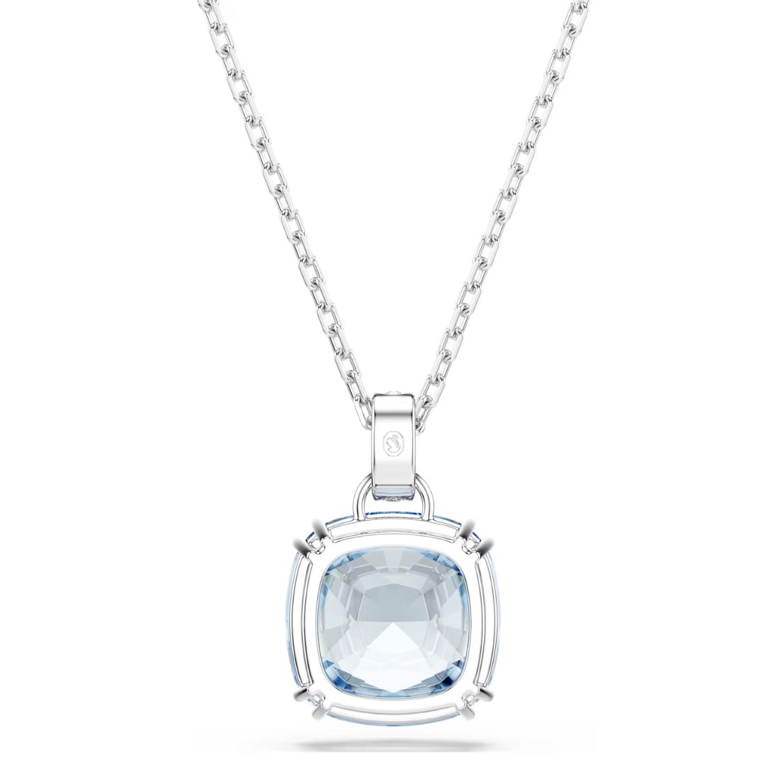 Swarovski Millenia Cut Blue Crystal Rhodium Plated Pendant - Image 5