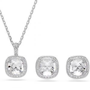 Swarovski Rhodium Plated Una Angelic Set