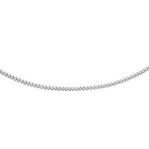 Sterling Silver 20 Adjustable Curb Chain