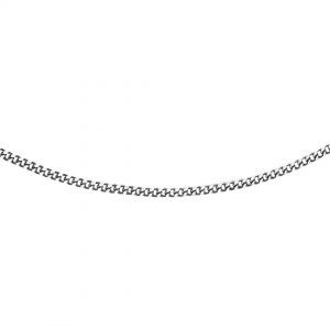 Sterling Silver 25 Panza Adjustable Curb Chain
