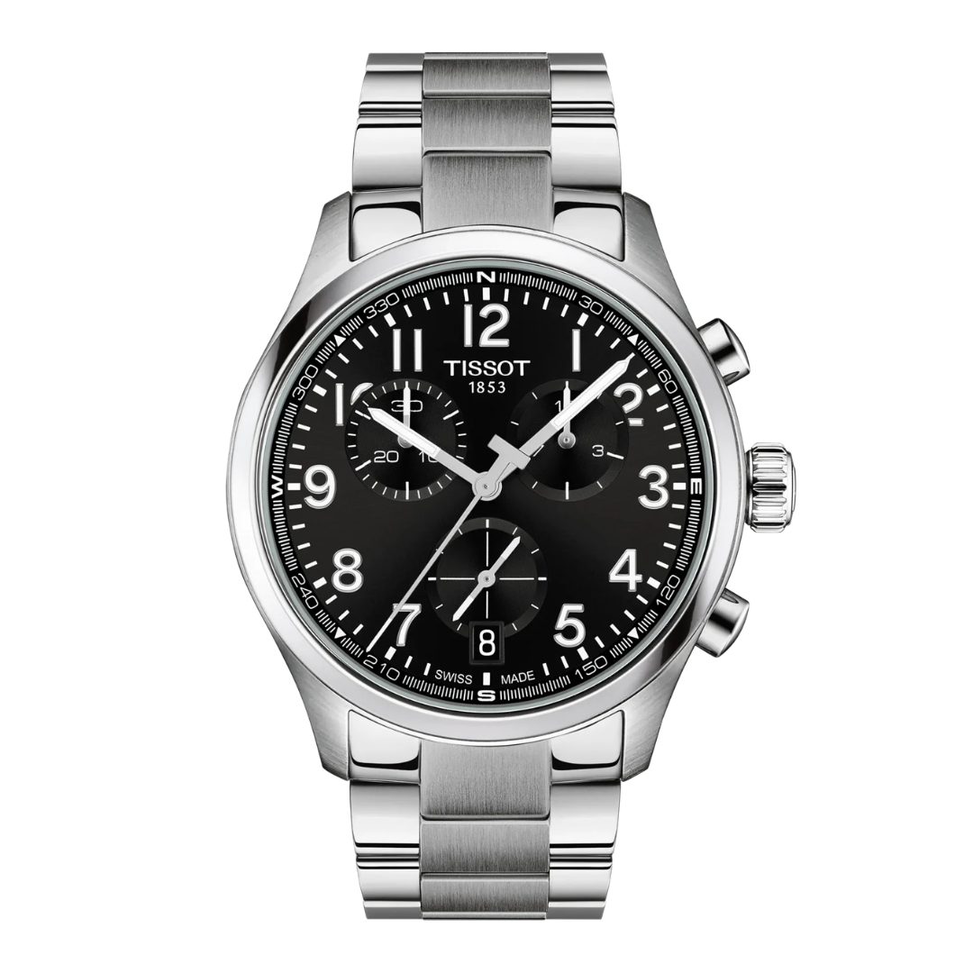 Tissot Chronograph Black Dial 42mm Watch