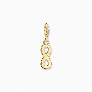 THOMAS SABO Gold Plated Infinity Charm