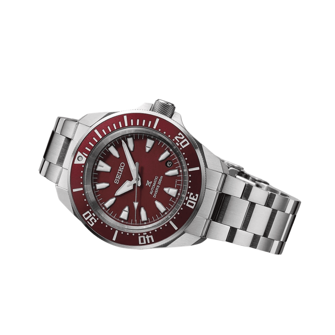Seiko Prospex New Divers Red Dial Watch - Image 3