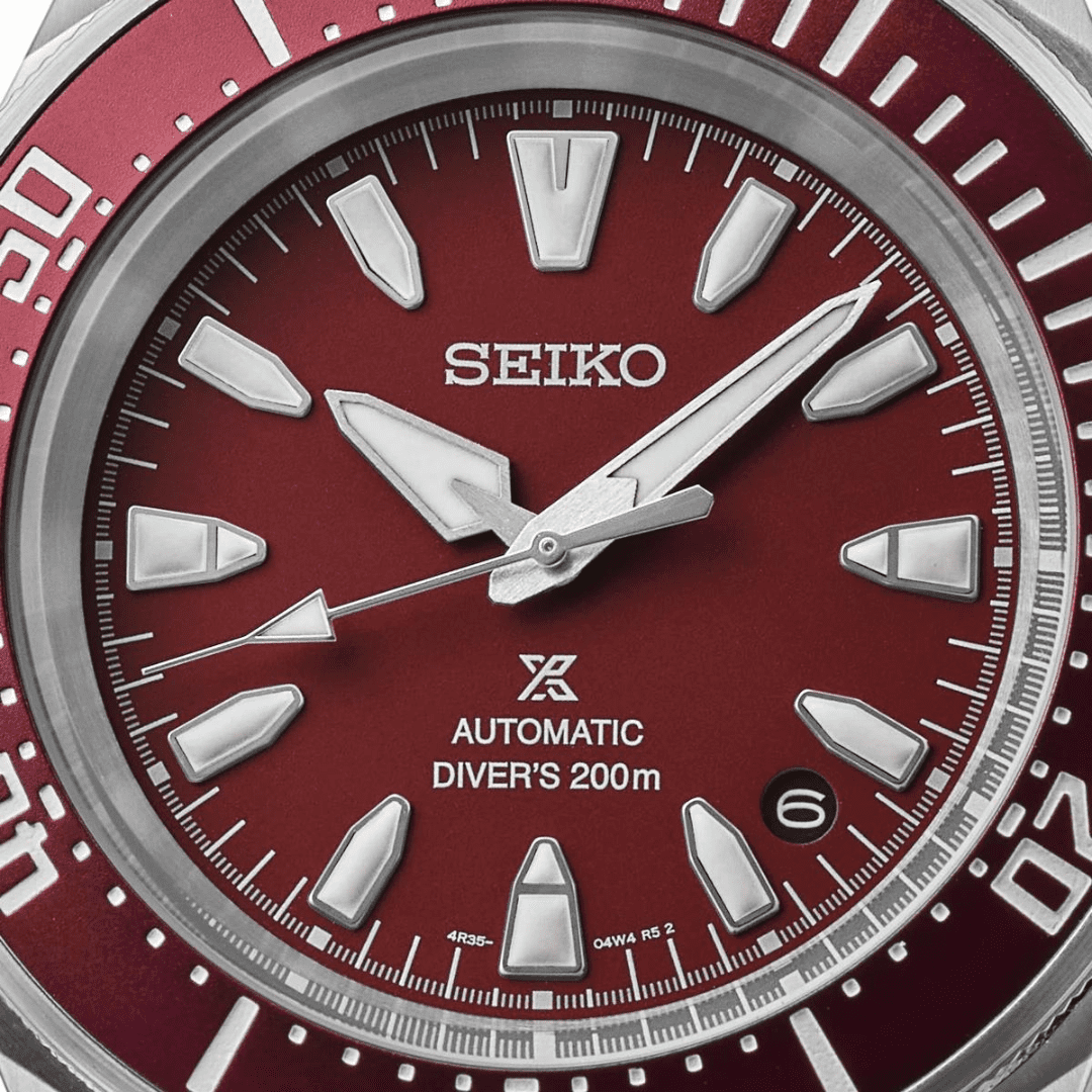 Seiko Prospex New Divers Red Dial Watch - Image 2