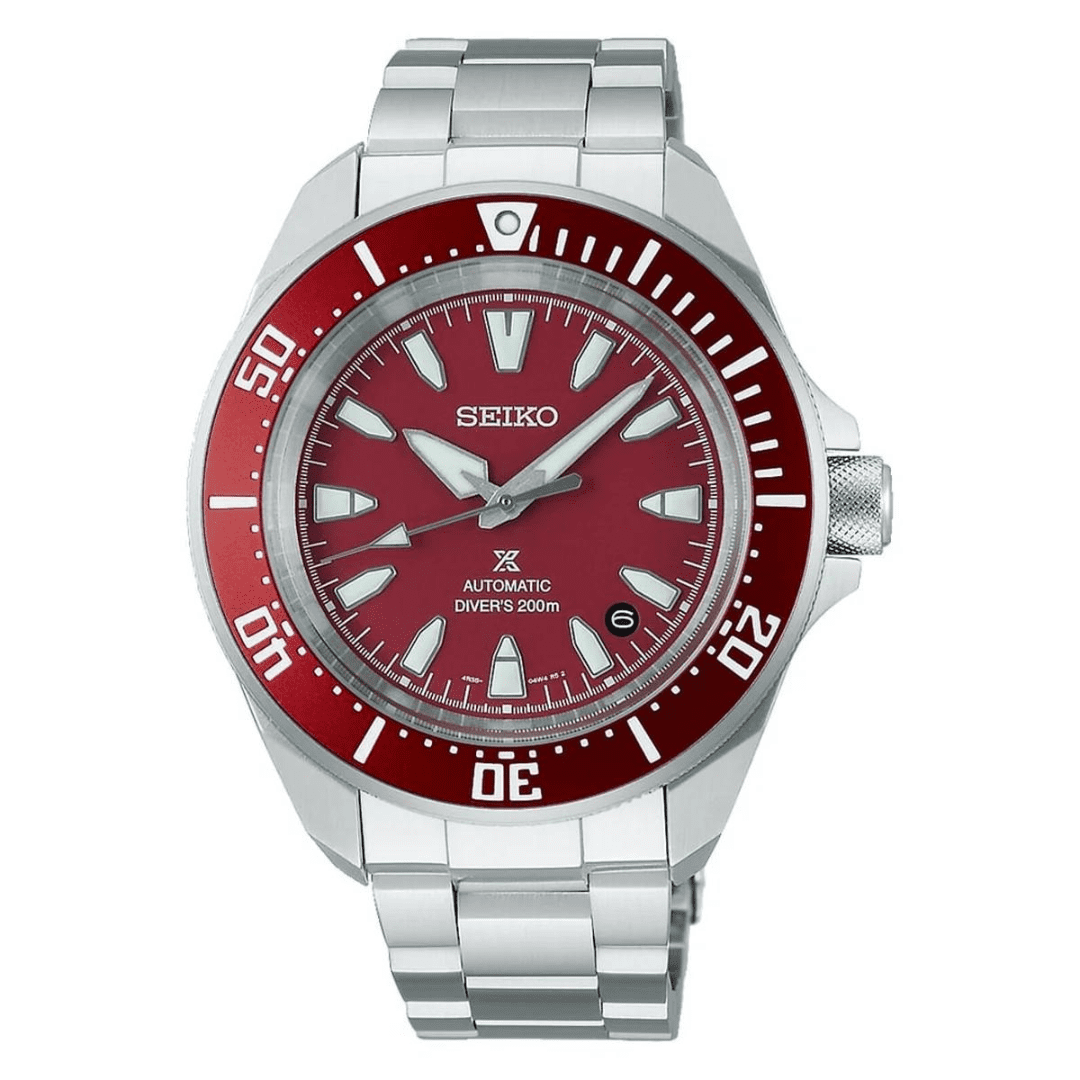 Seiko Prospex New Divers Red Dial Watch
