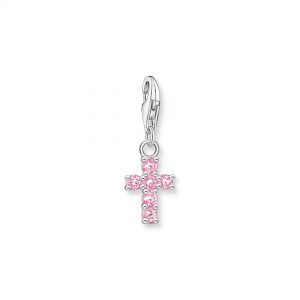 THOMAS SABO Pink Cross Charm