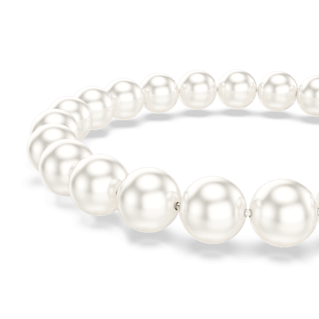 Swarovski Matrix Crystal Pearl Bracelet - Image 4