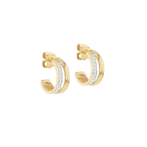 0.19ct Lab Created Diamond Half-Hoop Earring