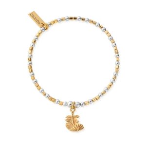 ChloBo Curved Feather Bracelet Two tone