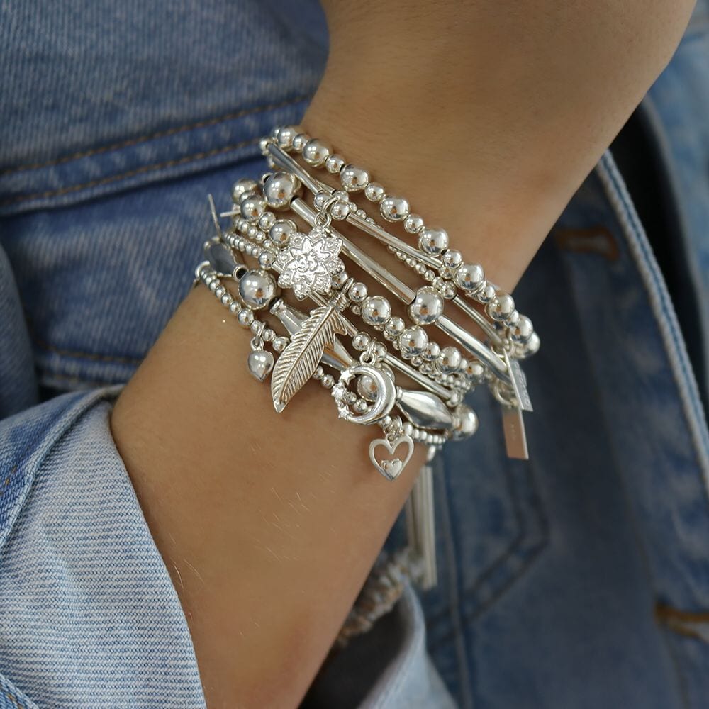 ChloBo Cute Mini Moon & Stars Bracelet - Image 2