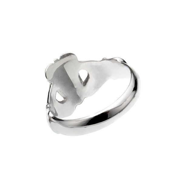Sterling Silver Vintage Claddagh Ring - Image 2