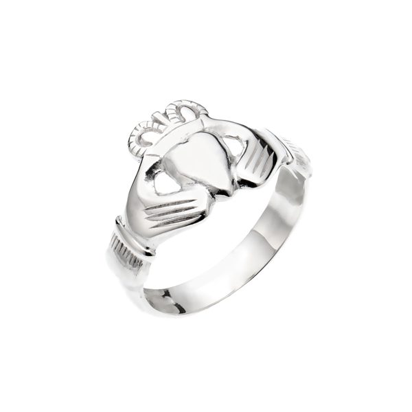 Sterling Silver Vintage Claddagh Ring