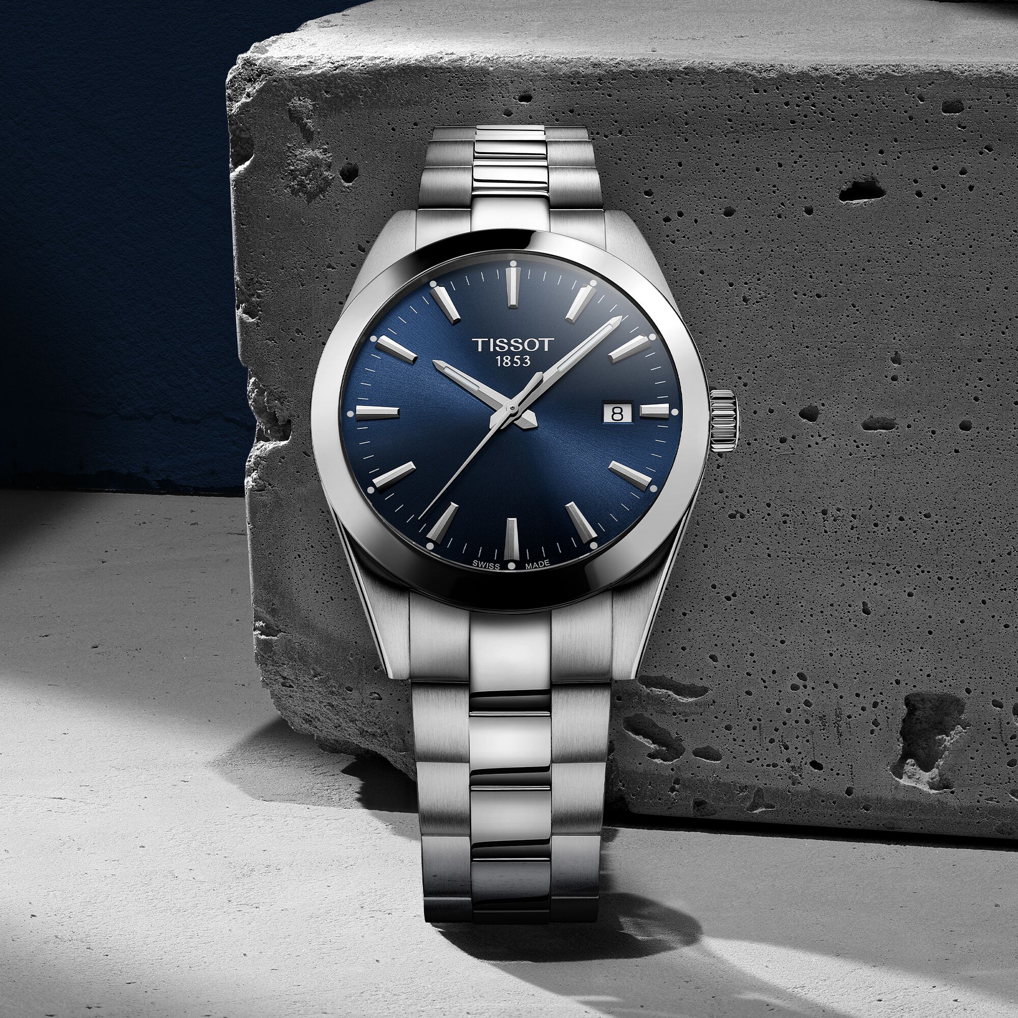 Tissot Gentleman Blue Dial 40mm - Image 5
