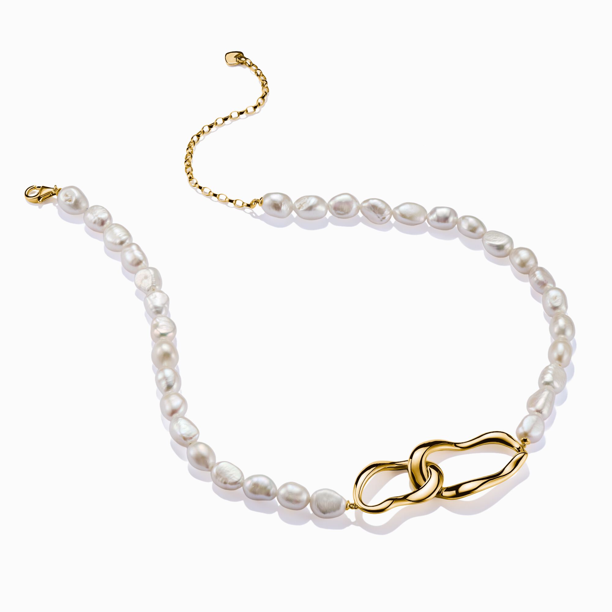 THOMAS SABO Natural Beauty Intertwined Pearl Necklace - Image 4