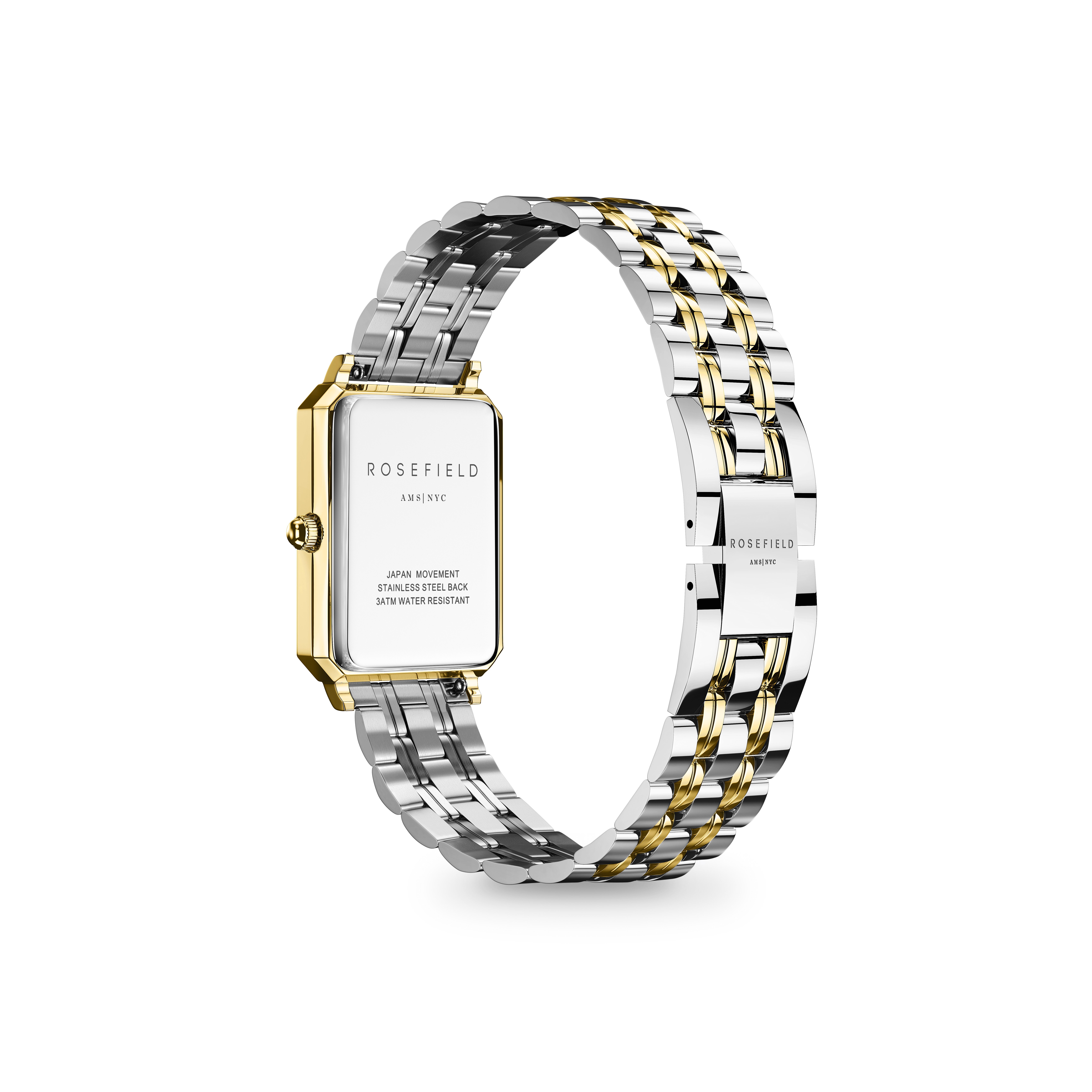 Rosefield Octagon XS Two Tone Watch - Image 4