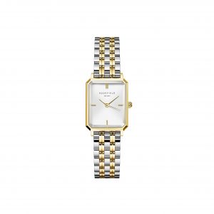 Rosefield Octagon XS Two Tone Watch