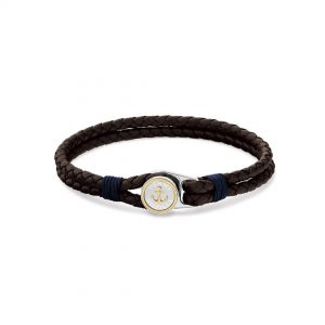 Tommy Hilfiger Nautical Brown Leather Bracelet