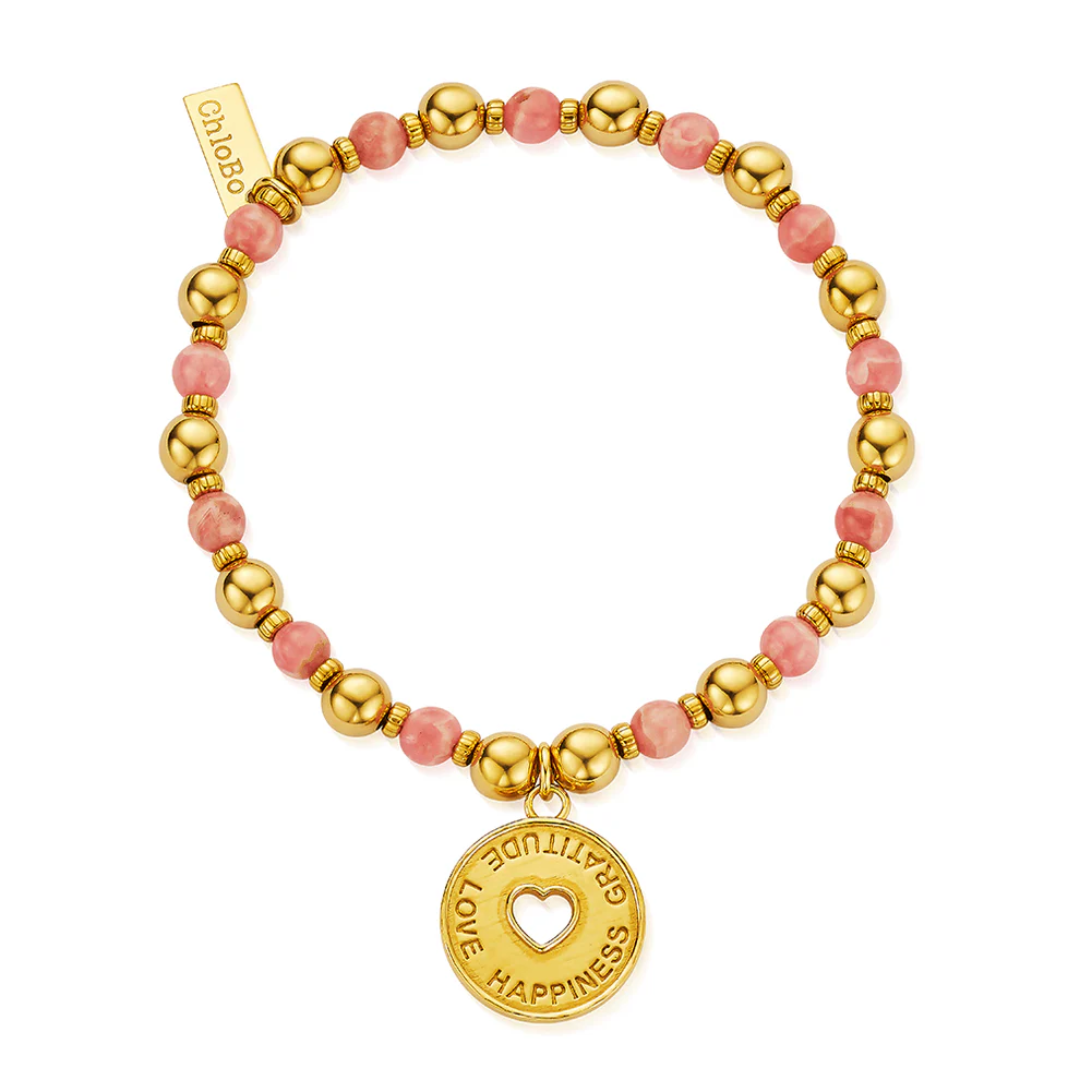 ChloBo Gold Harmony Of The Heart Bracelet
