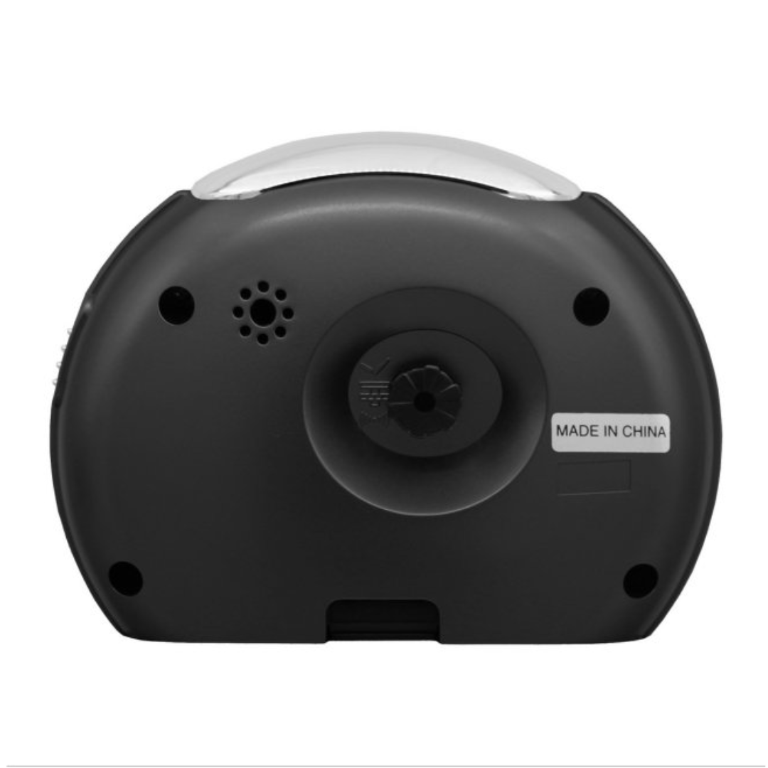 Seiko Black Bedside Alarm Clock - Image 3