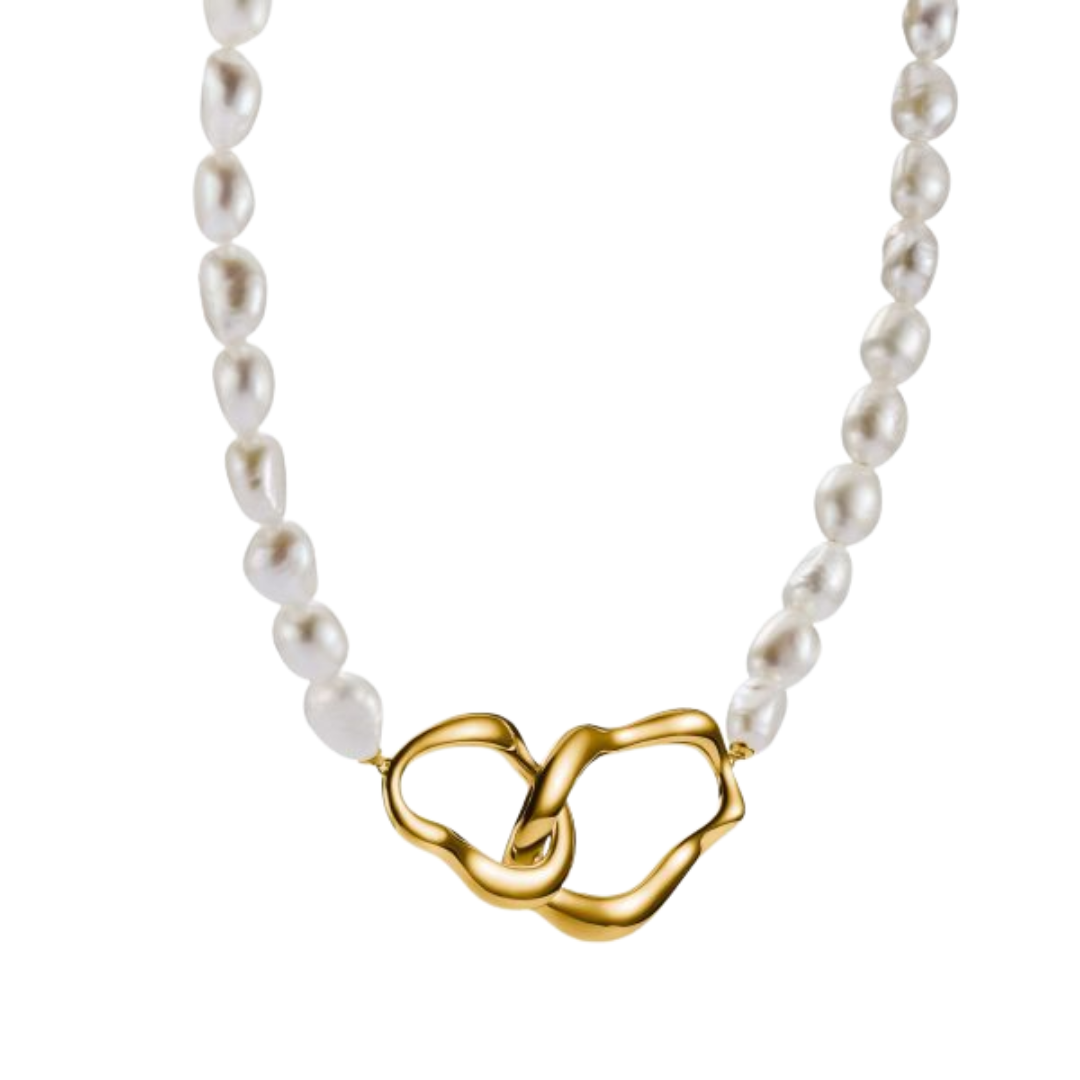 THOMAS SABO Natural Beauty Intertwined Pearl Necklace