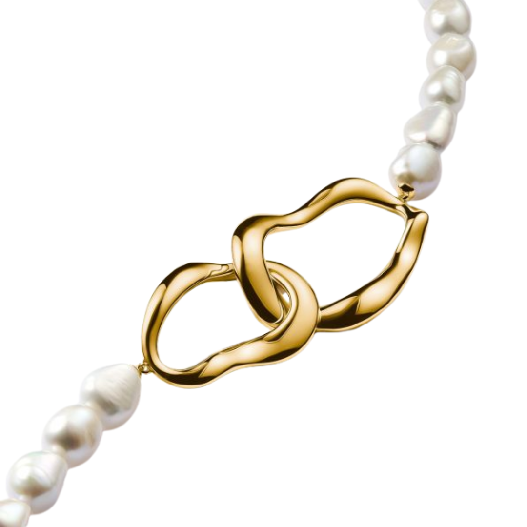 THOMAS SABO Natural Beauty Intertwined Pearl Necklace - Image 2