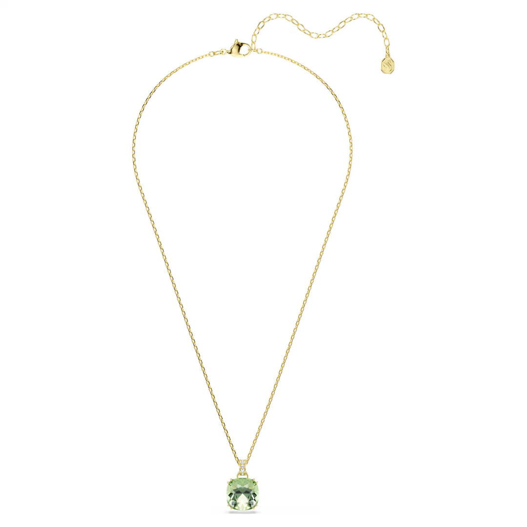 Swarovski Millenia Gold Plated Green Stone Pendant - Image 3