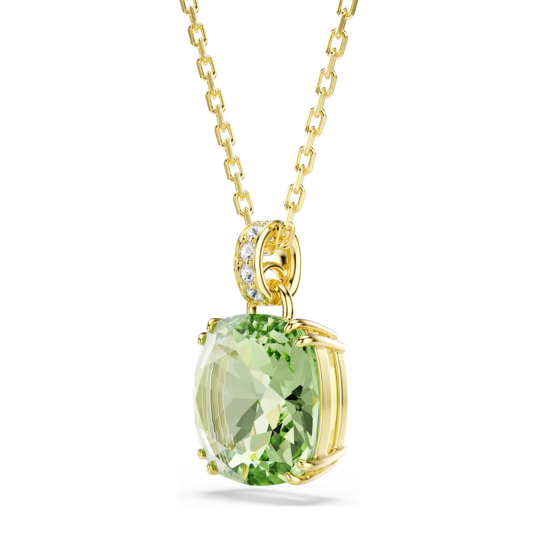 Swarovski Millenia Gold Plated Green Stone Pendant - Image 2
