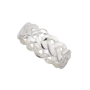 Gents Sterling Silver Celtic Knot Ring