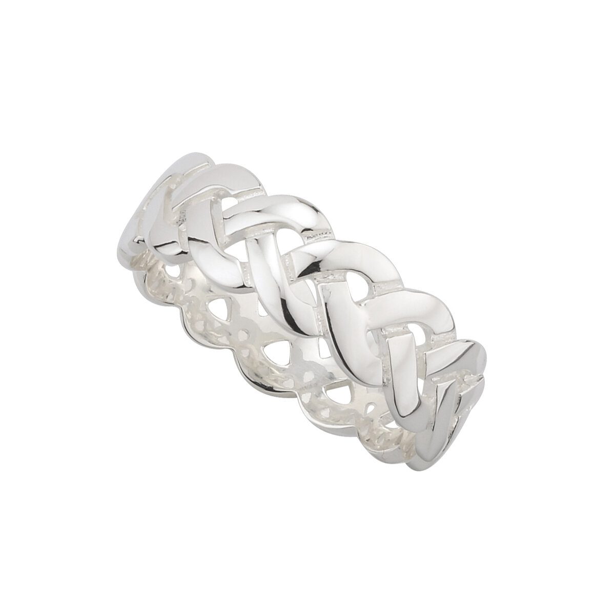 Gents Sterling Silver Celtic Knot Ring