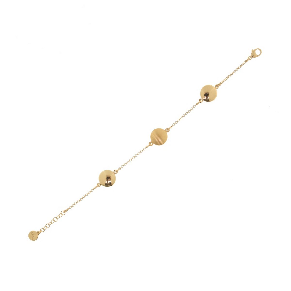 Aquaforte Classici bracelet with polished and satin-finished round elements