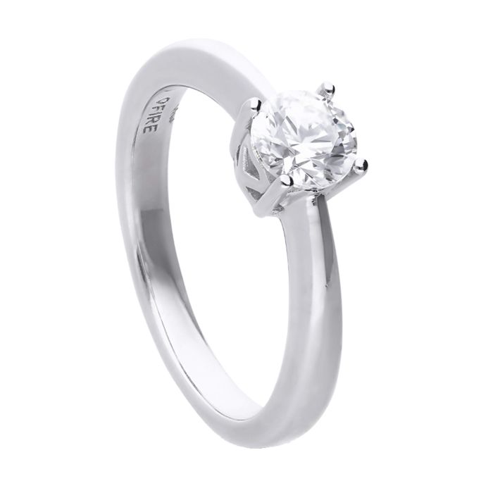 Diamonfire Four Claw 0.75 Carat Ring
