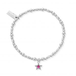 ChloBo Silver July Birthstone bracelet